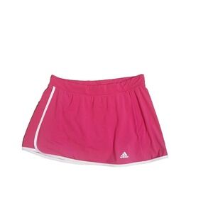 ADIDAS CLIMALITE WOMENS PULL ON ATHLETIC SKIRT SKORT WITH ‎ SHORTS SIZE Large